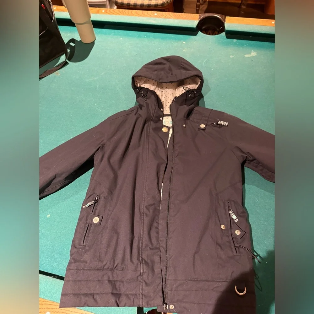 Black Roxy winter coat - Picture 1 of 4
